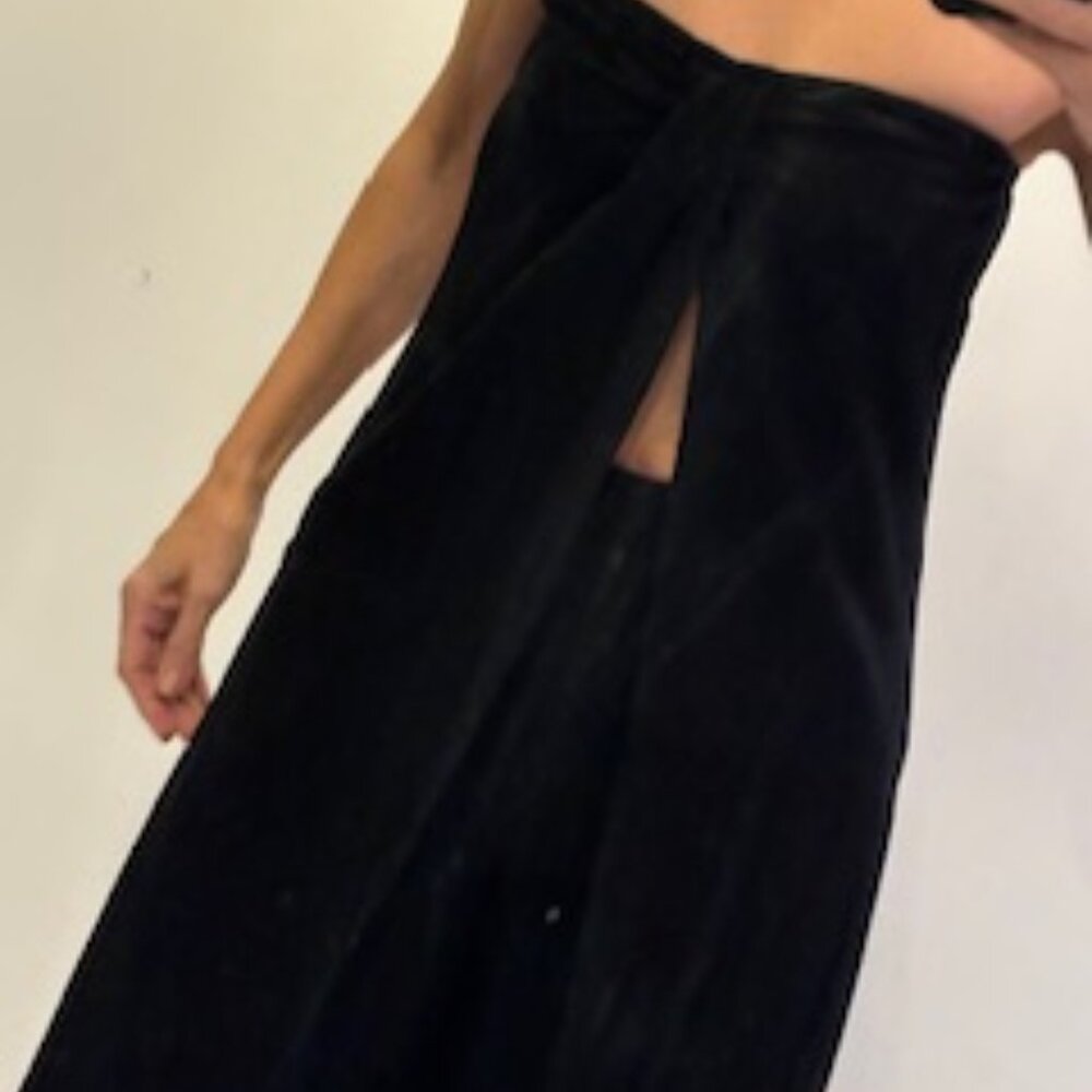 NWT Commense 2 piece linen set black sz S